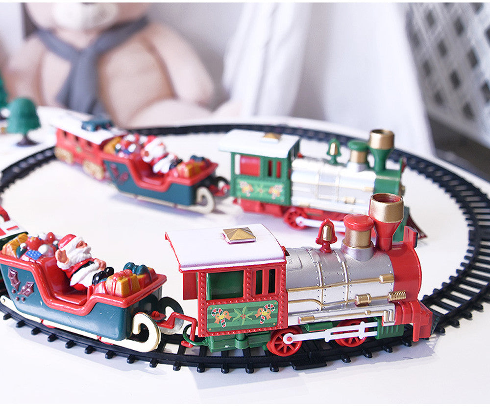 Toy Train Set with Lights and Sounds Christmas Train Set