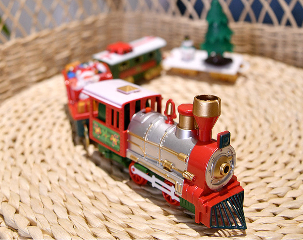 Toy Train Set with Lights and Sounds Christmas Train Set