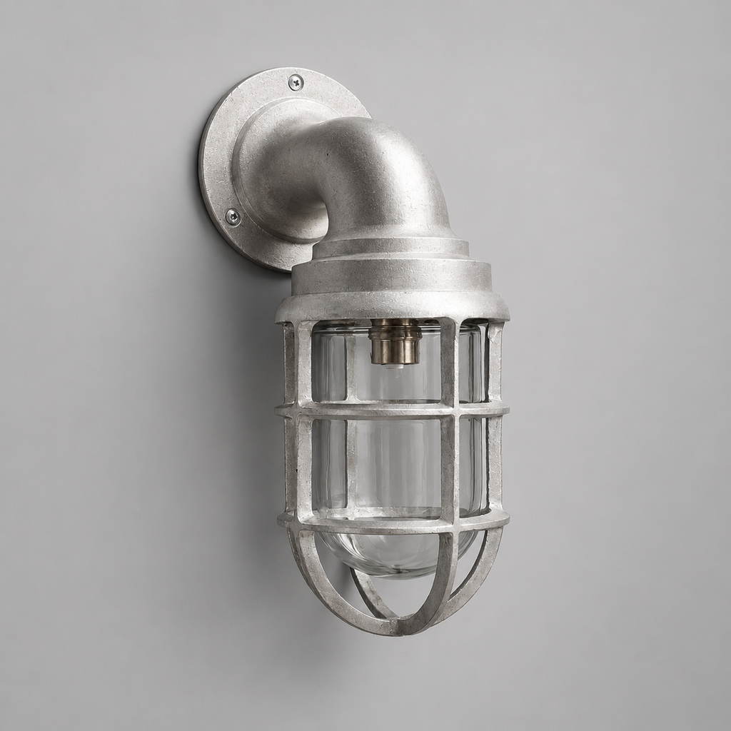 Beachamwell Raw Cast Outdoor Wall Light - 10.5 Inch