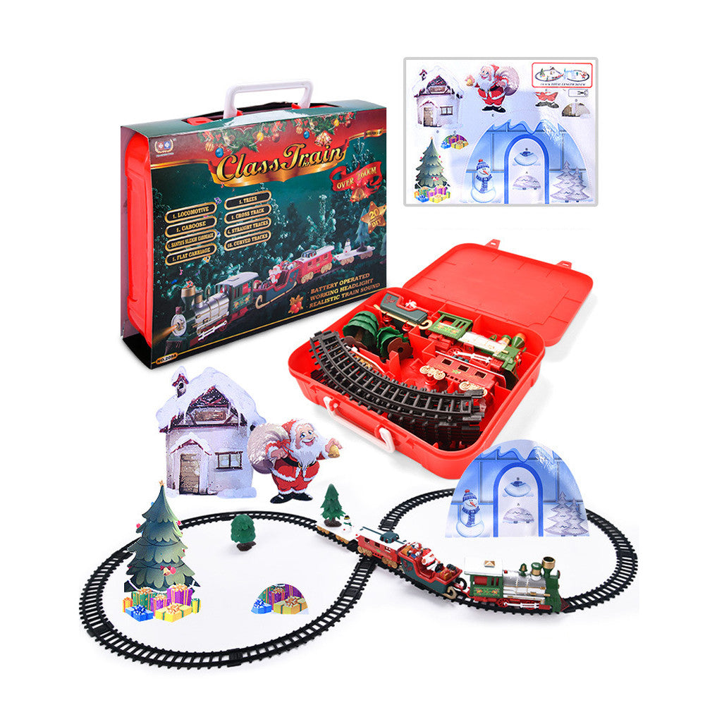 Toy Train Set with Lights and Sounds Christmas Train Set