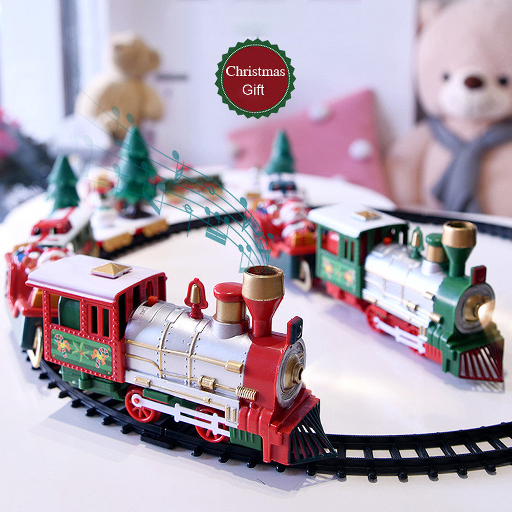 Toy Train Set with Lights and Sounds Christmas Train Set