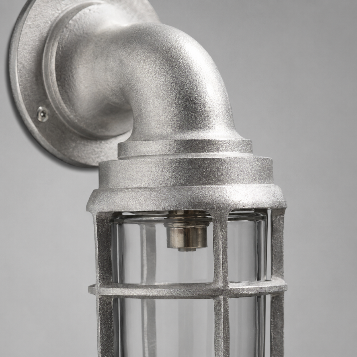 Beachamwell Raw Cast Outdoor Wall Light - 10.5 Inch