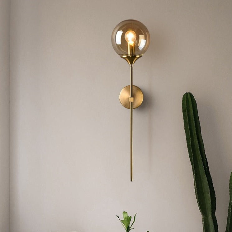 Sizzle Glass Wall Light - Sleek Elegant Design Warm Ambient Lighting