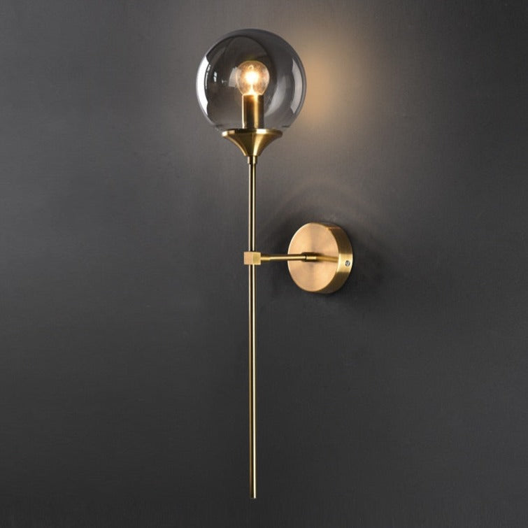 Sizzle Glass Wall Light - Sleek Elegant Design Warm Ambient Lighting