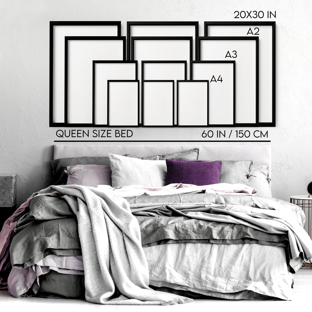 Above The Bed Wall Decor | Set of 3 Beach Decor Wall art Prints