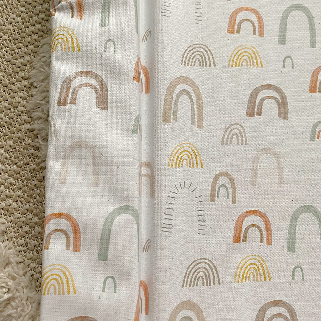 Changing Mat - Abstract Rainbow Print