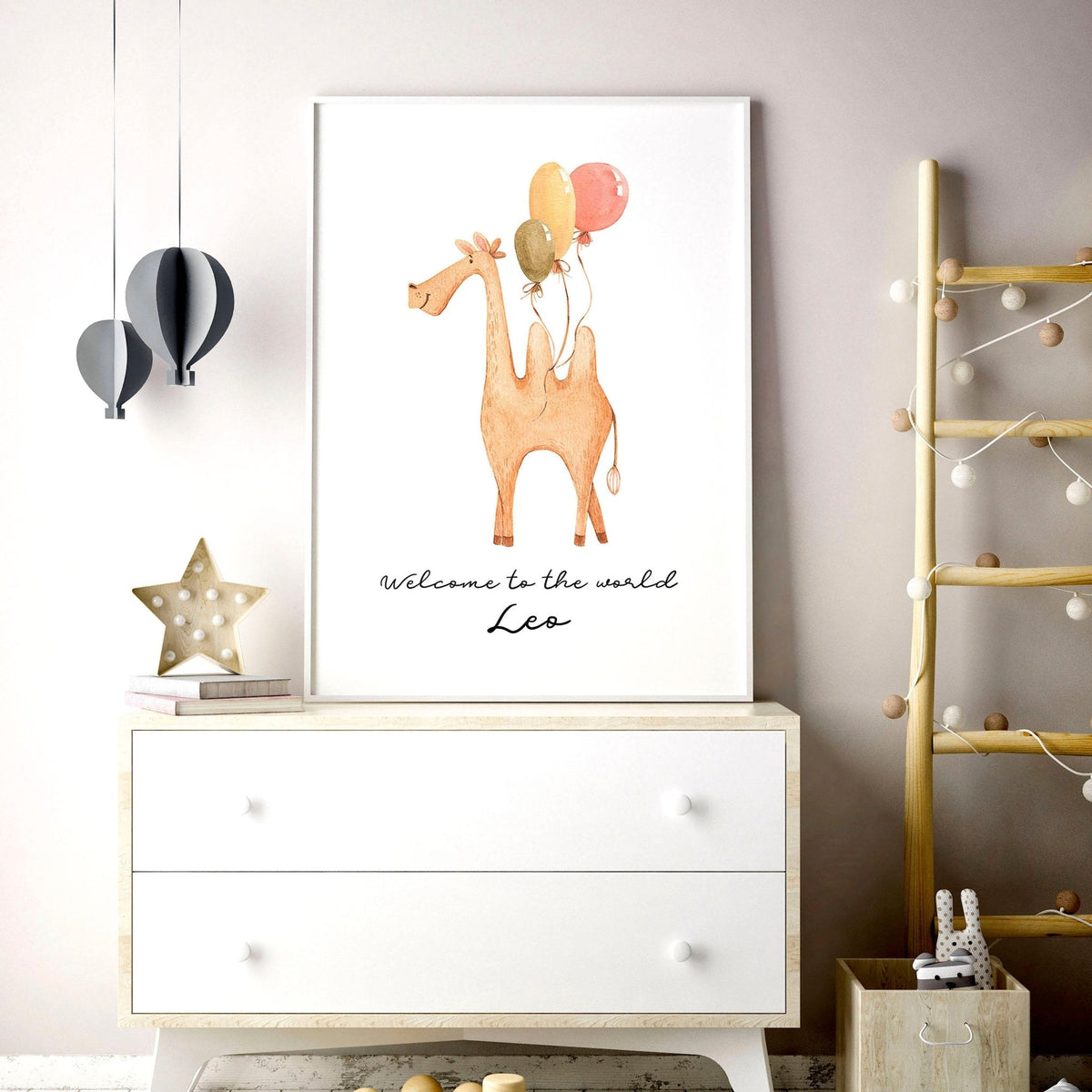Animal prints for nursery decor