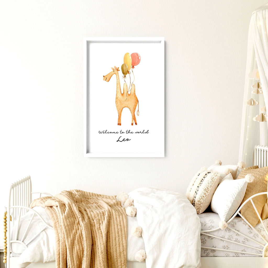 Animal prints for nursery decor