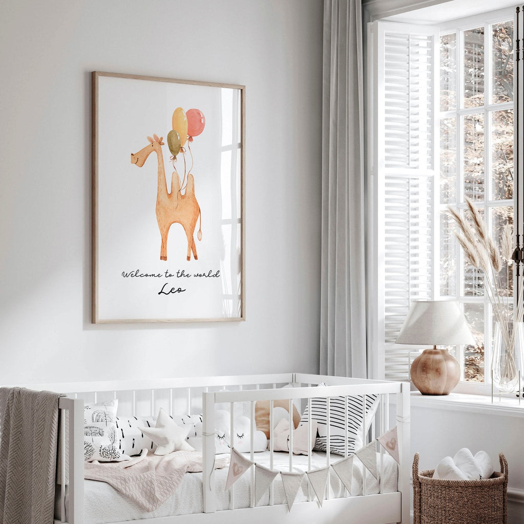 Animal prints for nursery decor