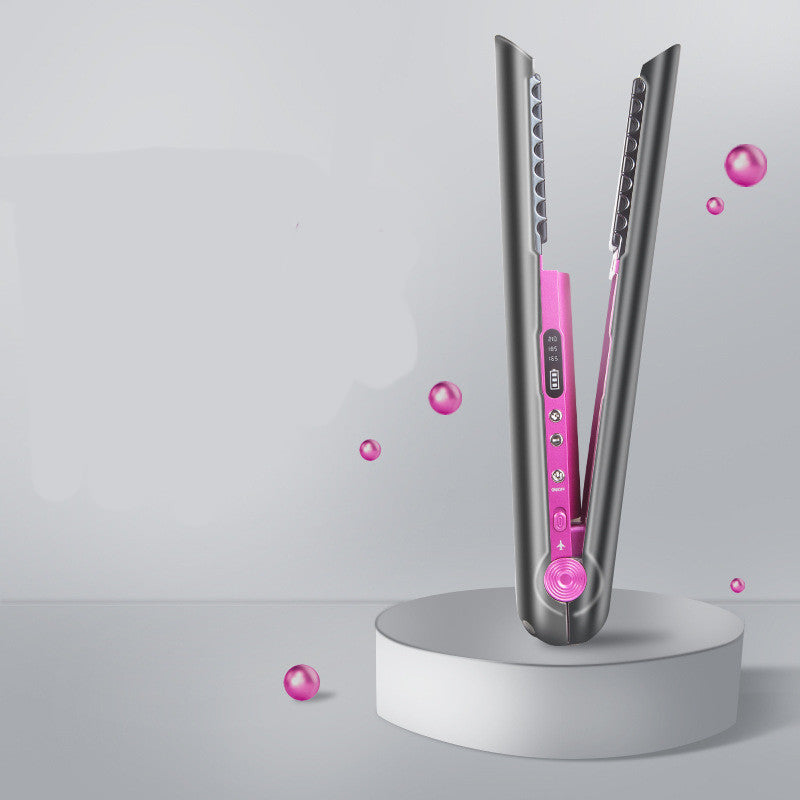 Professional Hair Straightener Ceramic Flat Iron 2 In 1 Cordless Hair Straightener