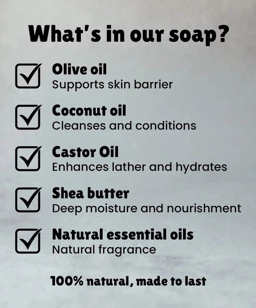 Natural Soap Bar Bundle (8 pack)