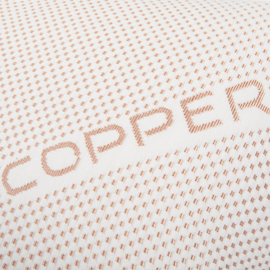 Copper Infused Memory Foam Pillow For Skin Health Hypoallergenic Super Soft Hotel-Style Comfort