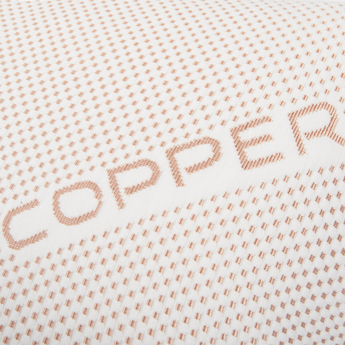 Copper Infused Memory Foam Pillow For Skin Health Hypoallergenic Super Soft Hotel-Style Comfort